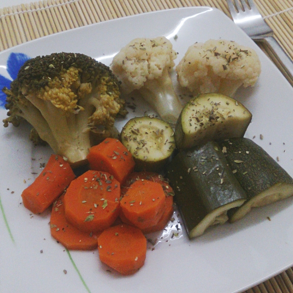 steamed vegetables